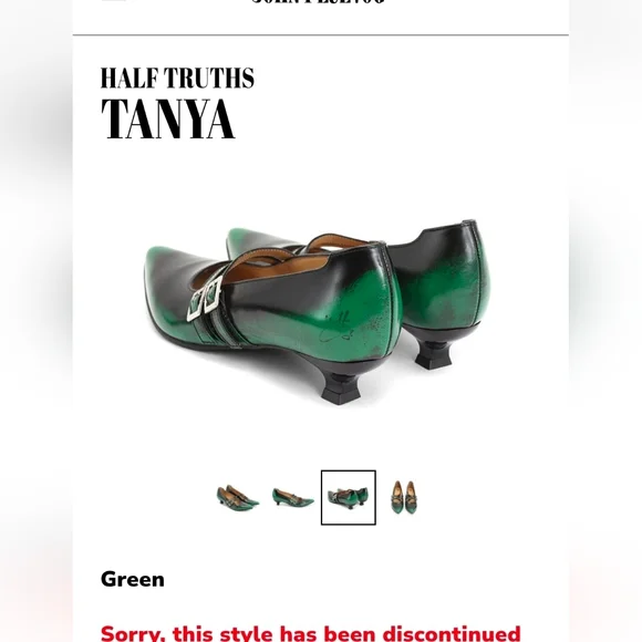 John Fluevog Tanya  kitten heels - Picture 14 of 16